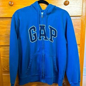 Gap hoodie, men’s size medium, blue, excellent condition